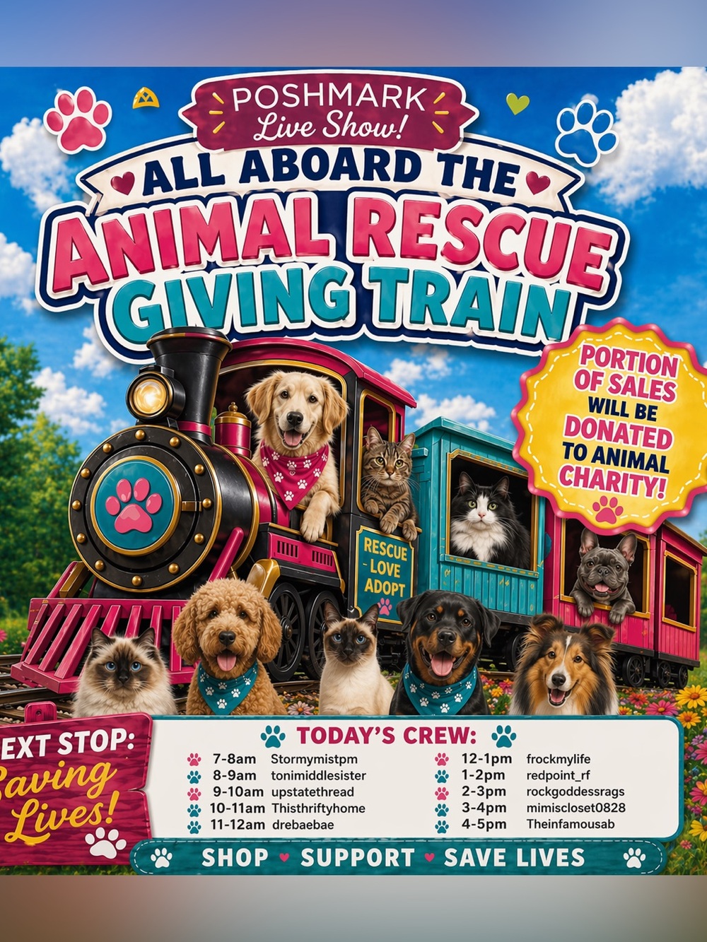 Thank you for helping save an animal life Live 51-100